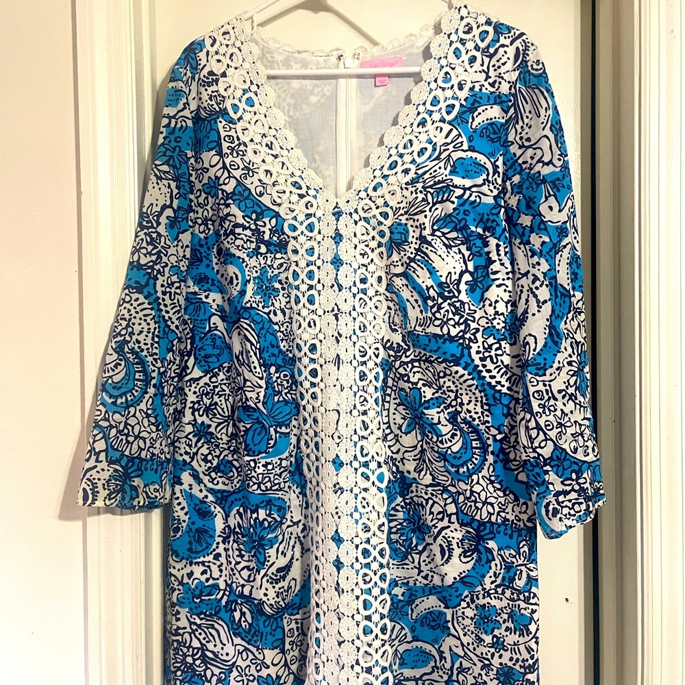 Lilly Pulitzer dress 3/4 sleeves
